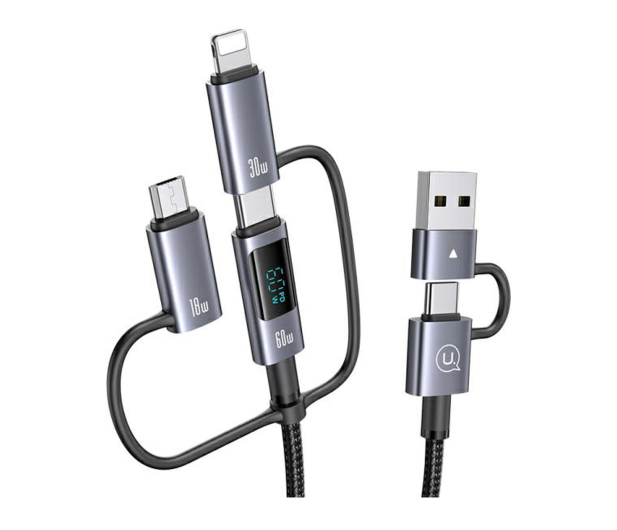 USAMS Kabel 6w1 Fast charging 60W 1,2m Data Cable - 1569099 - zdjęcie 4